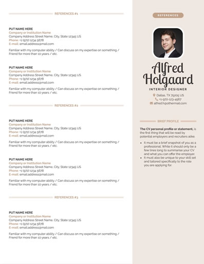 Resume Template 115